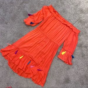 Hint of Blush cute coral summer dress